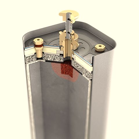 Emergency oxygen candle